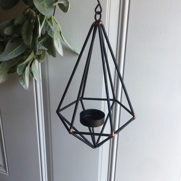 Prism Geo Votive Candle Pendant Holder Indoor out - Picture 9 of 10